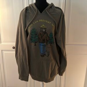 Torrid 4 Smokey the Bear Fleece Hoodie